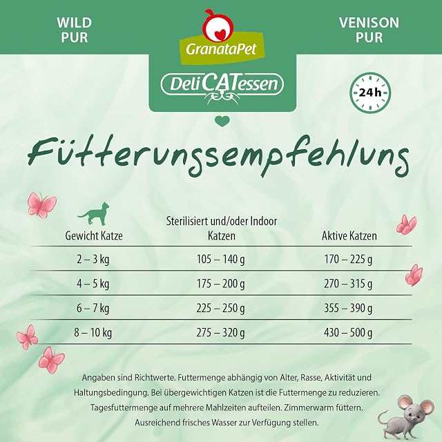 Foto 5 de 7 de GranataPet Delicatessen Wild Pur, Comida húmeda para Gatos, pienso sin Cereales y sin azúcares