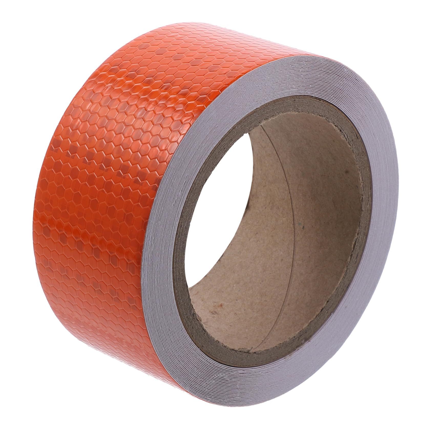 OSALADI 5 Rollos Cinta adhesiva reflectante advertencia pegatina reflectores cinta reflectora cinta reflectante al aire libre cinta reflectante de precaución de polivinilo Naranja