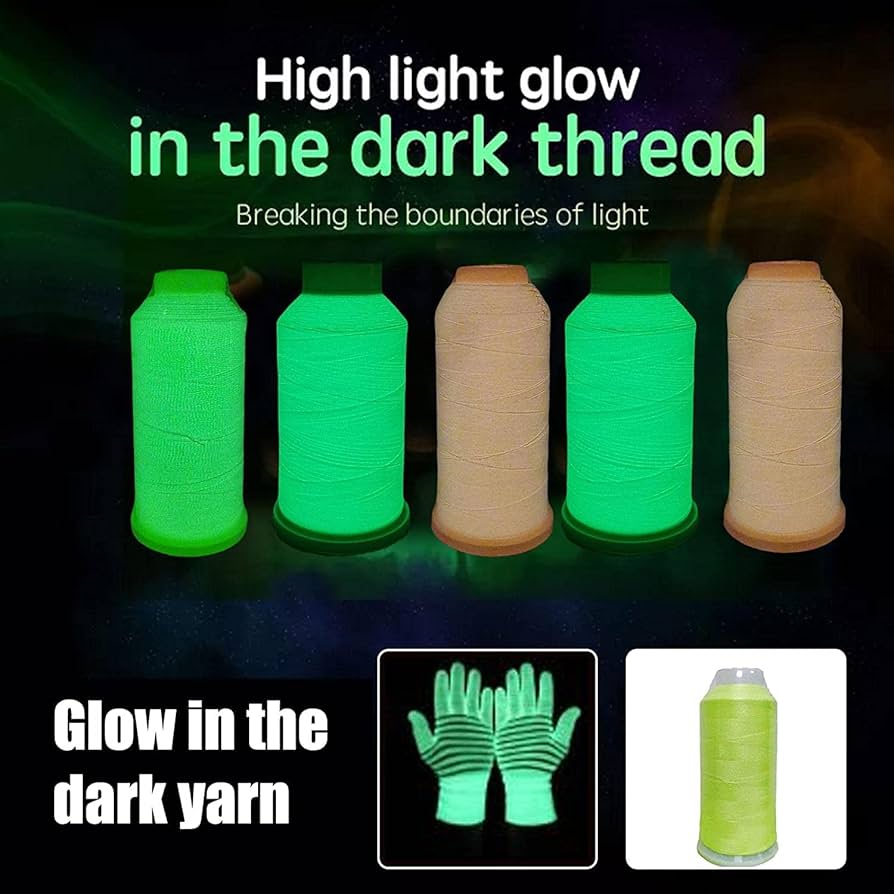 TOUMA 蓄光  新品 未開封 デッドストック Amazon.co.jp: LUNAMY 蓄光糸 暗閣で光る糸 夜光糸 刺しゅう糸