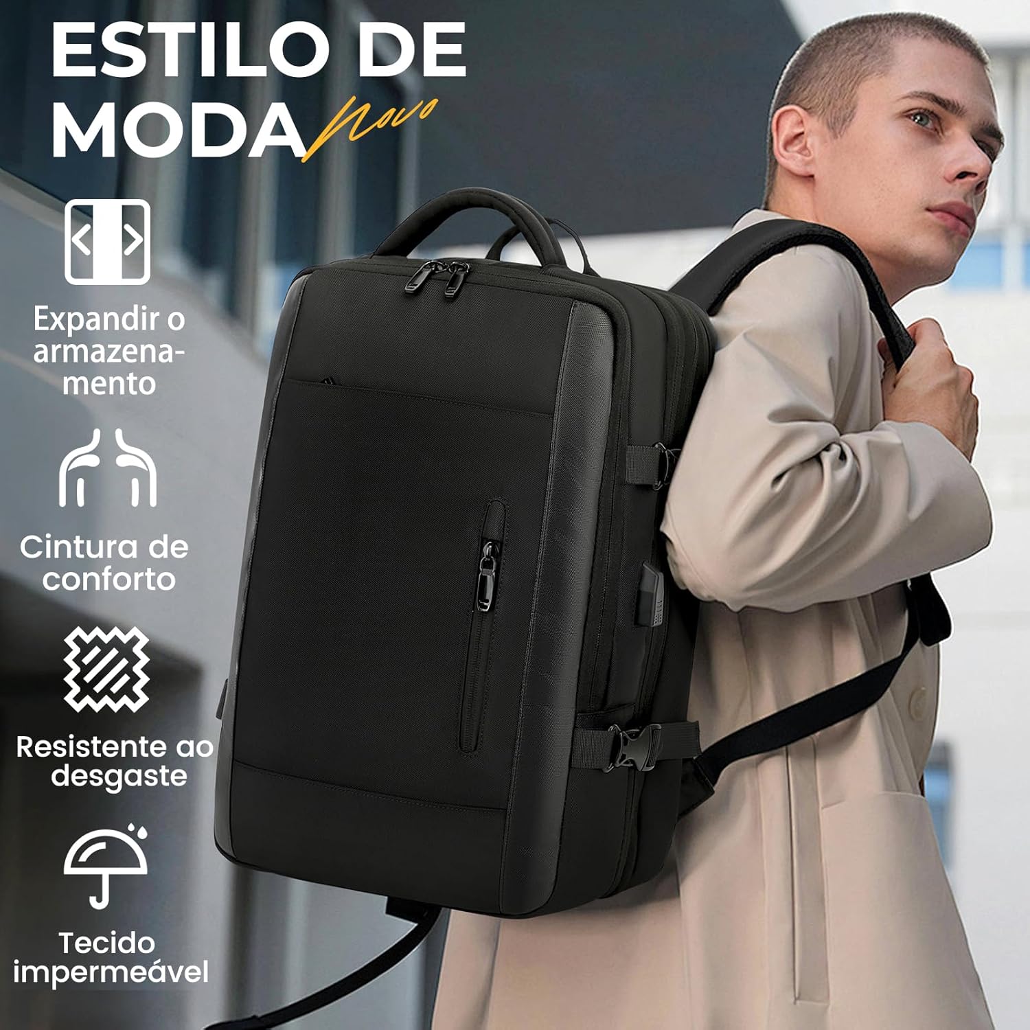 IceSelect Mochila de Viagem Expansivel Grande Masculina Feminina,Mochila Avião para Notebook 17,Executiva,Antifurto,Reforçada,USB,Impermeável,Escolar,Faculdade,Trabalho,Presente em promoção! Veja a oferta e mais achadinhos de Mochilas & Pastas Masculinas 6 Hoje é o melhor dia para comprar IceSelect Mochila de Viagem Expansivel Grande Masculina Feminina,Mochila Avião para Notebook 17,Executiva,Antifurto,Reforçada,USB,Impermeável,Escolar,Faculdade,Trabalho,Presente com aquele preço maroto! Promoção! Aproveite a oferta! 6