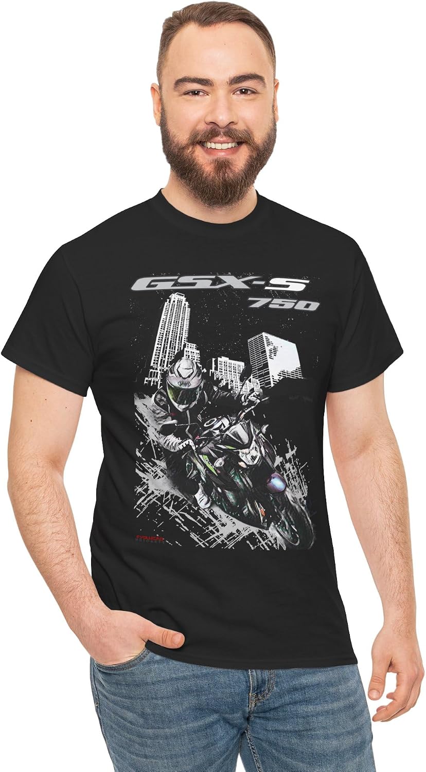 GSX-S750 Naked Sportbike T-Shirt Men's Graphic Tee Streetfighter Apparel