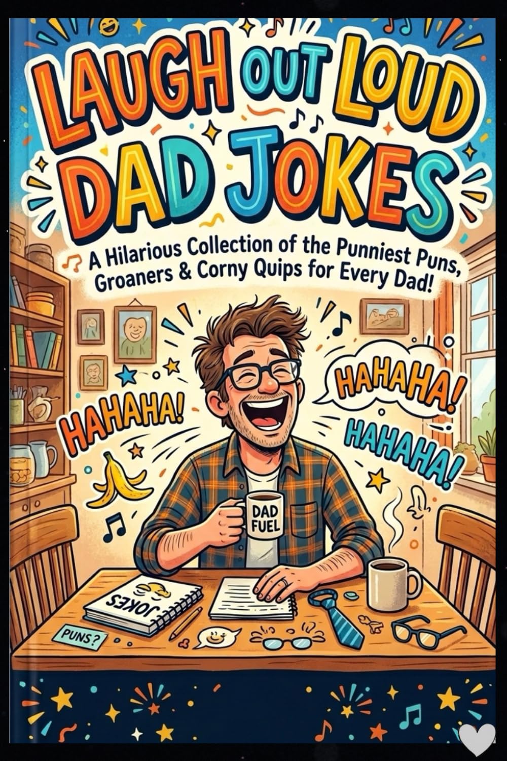 Laugh Out Loud Dad Jokes: 75+ Hilarious, Clean and Corny Dad Jokes That Are So Bad They’re Good | Funny Joke Book for Teens, Adults and the Whole Family