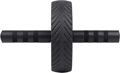 Miniatura 2 de HolaHatha - Rueda de rodillo para abdominales compacta, con asas y empuñaduras de espuma para gimnasio en casa, resistencia a los abdominales y