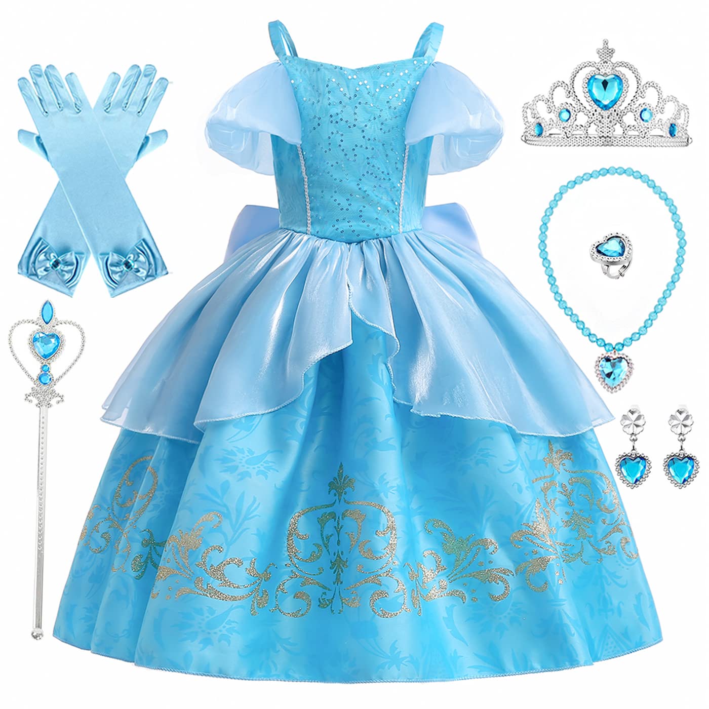 Mädchen Prinzessin Kleid Kinder Baby Party Pageant... – Vicedeal