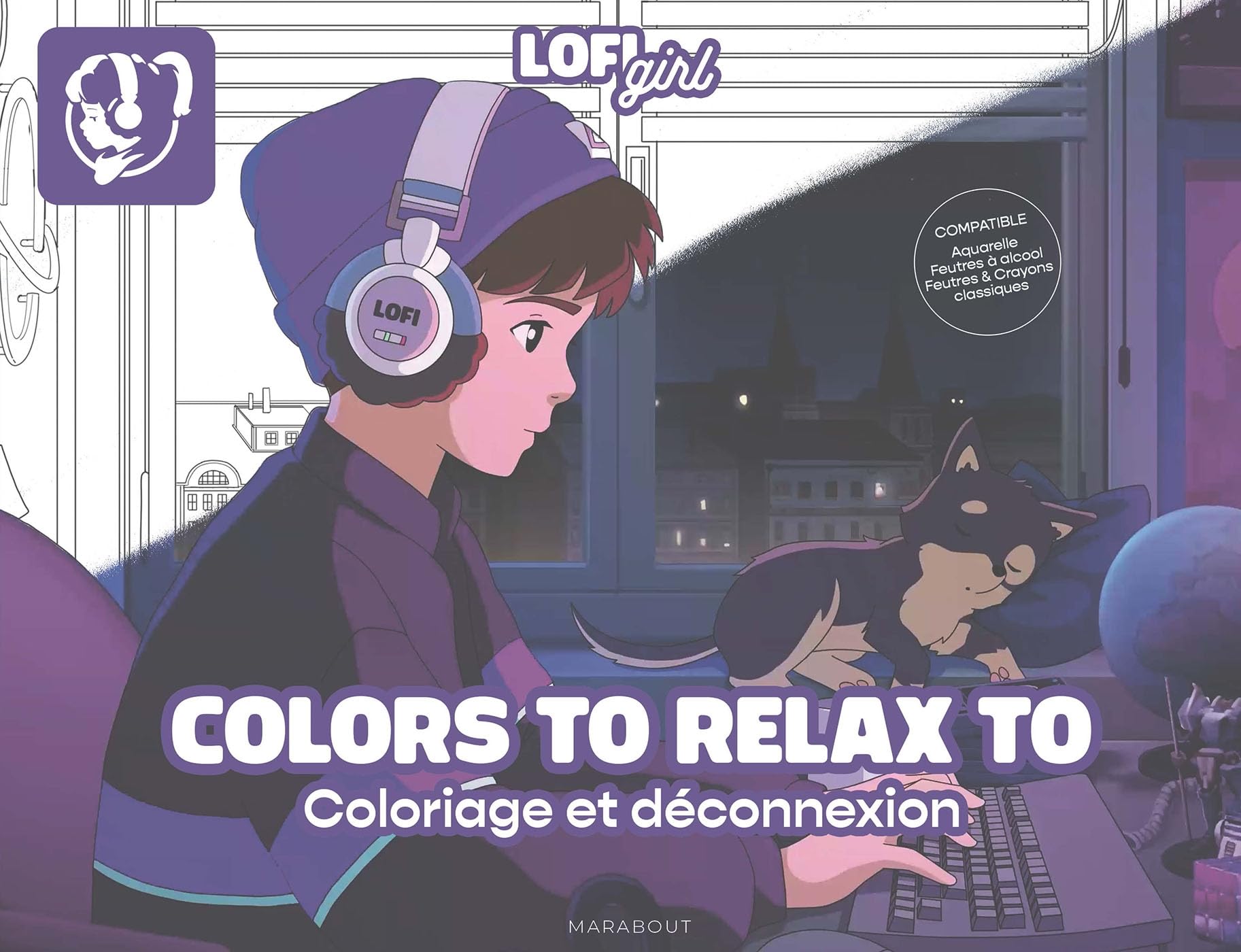 Colors to relax to - Lofi Girl: Coloriage de déconnexion: 39689