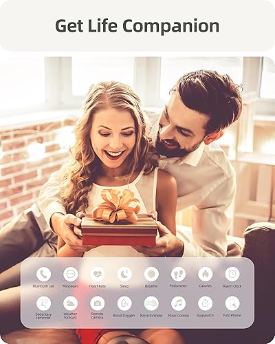 Miniatura 8 de Reloj inteligente Parsonver (responder/realizar llamadas), reloj inteligente para mujer y hombre, más de 100 modos deportivos/frecuencia Plata