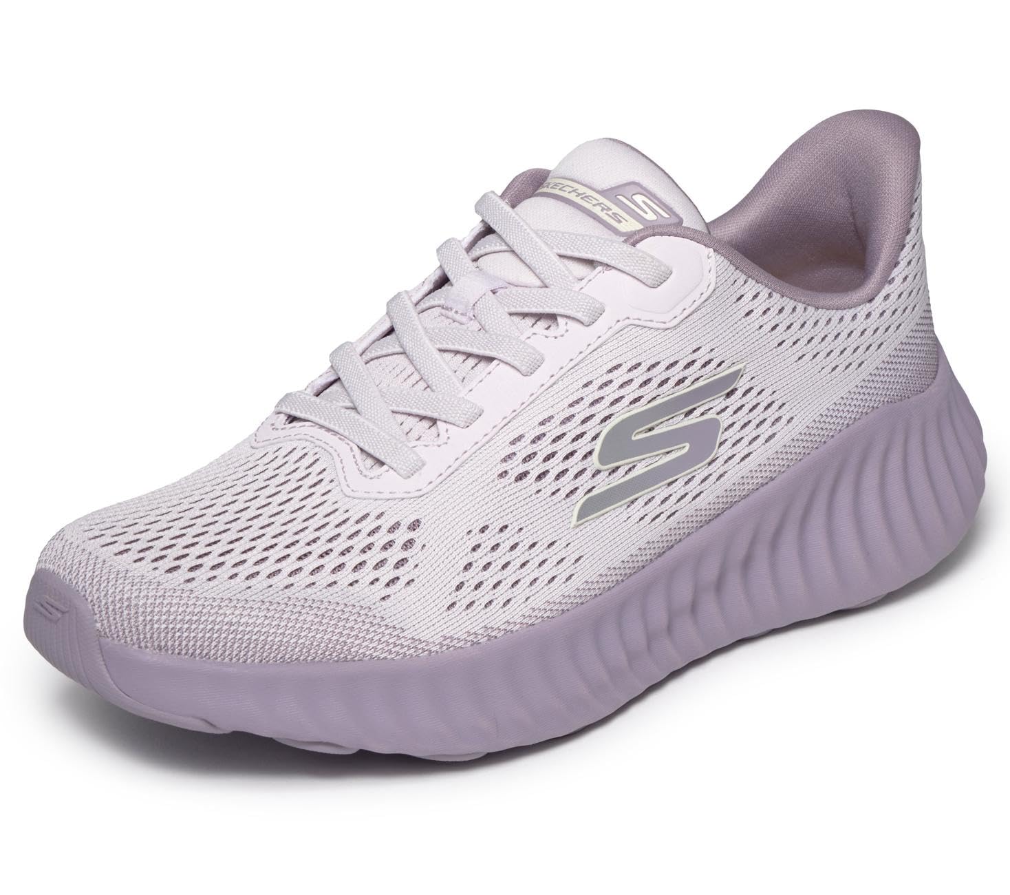 Skechers Women's Go Run Now Trainers, Lavender, 4.5 UK