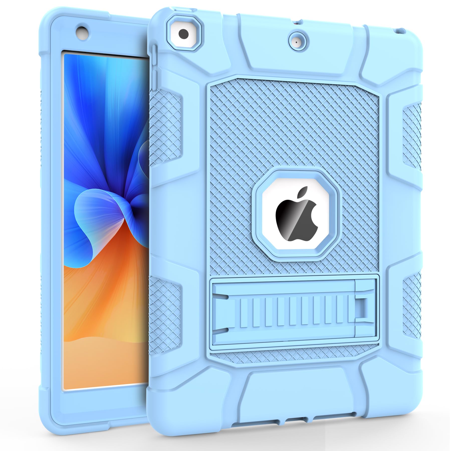 Rantice Case Compatible with iPad 9th Generation Case, iPad 8th Generation, iPad 7th Generation, Hybrid Shockproof Rugged Drop Protective Case with