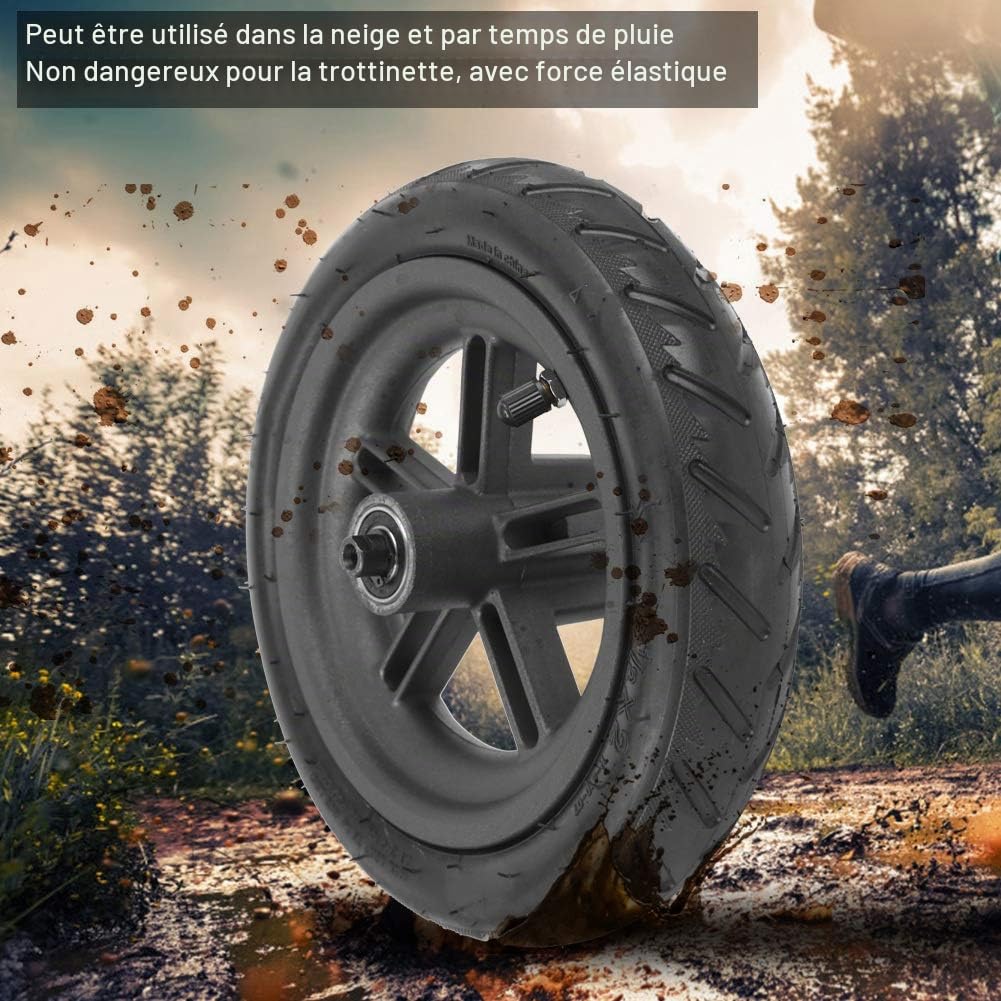 MAGT Roue Arrière De Scooter Électrique pour Xiaomi M365 Pro/Pro 2, Pneu De Roue Arrière Gonflable En Caoutchouc De Scooter Électrique
