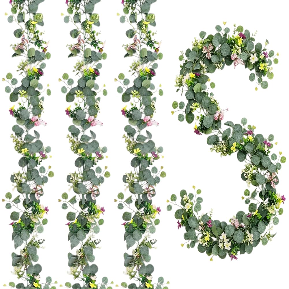 Guirlande de fleurs artificielles haut de gamme aux finitions realistes