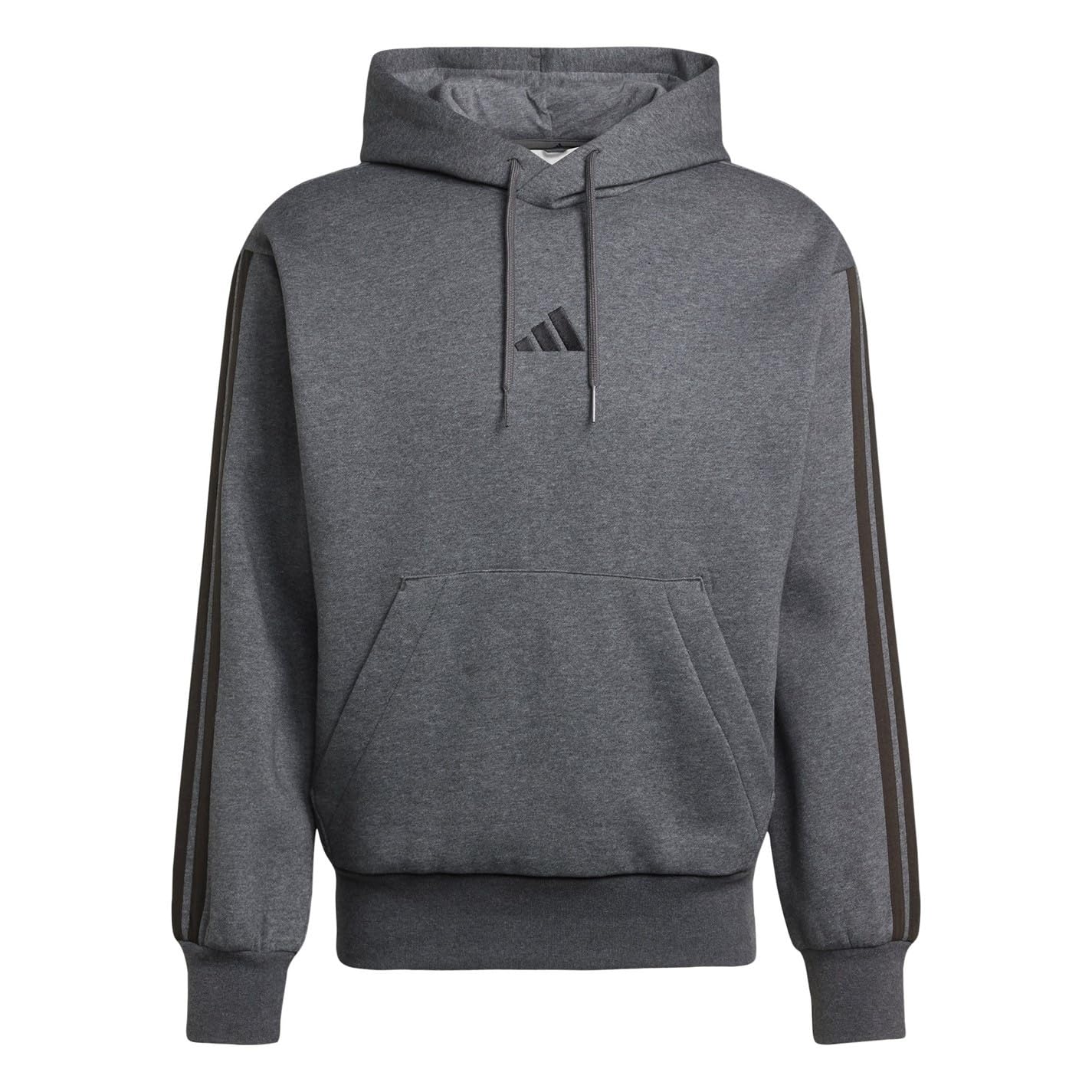 Adidas Essentials Fleece 3-Stripes Hoodie Sudadera con Capucha Hombre (Pack de 1)