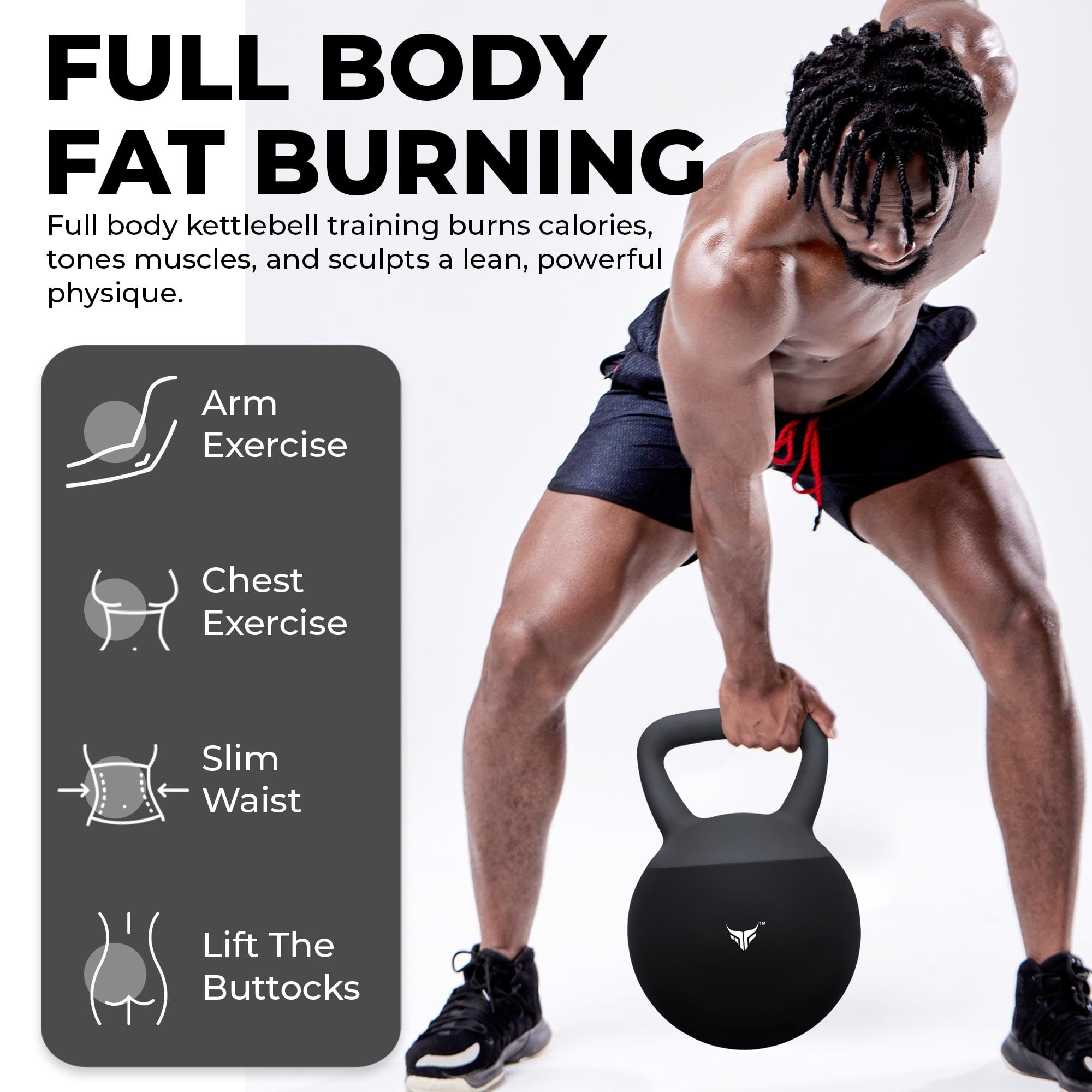 Kettlebell Regolabile con Riempimento di Acqua, Sabbia & Sabbia di Ferro – Kettlebell Ponderata Rivestita in PVC per Allenamento Forza, Brucia Grassi & Palestra Casa 1–30 KG
