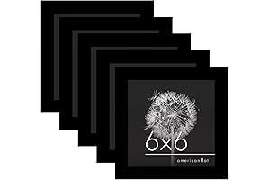 Americanflat Galleria Collection 6x6 Picture Frame Set of 5: Showcase Memories with Style