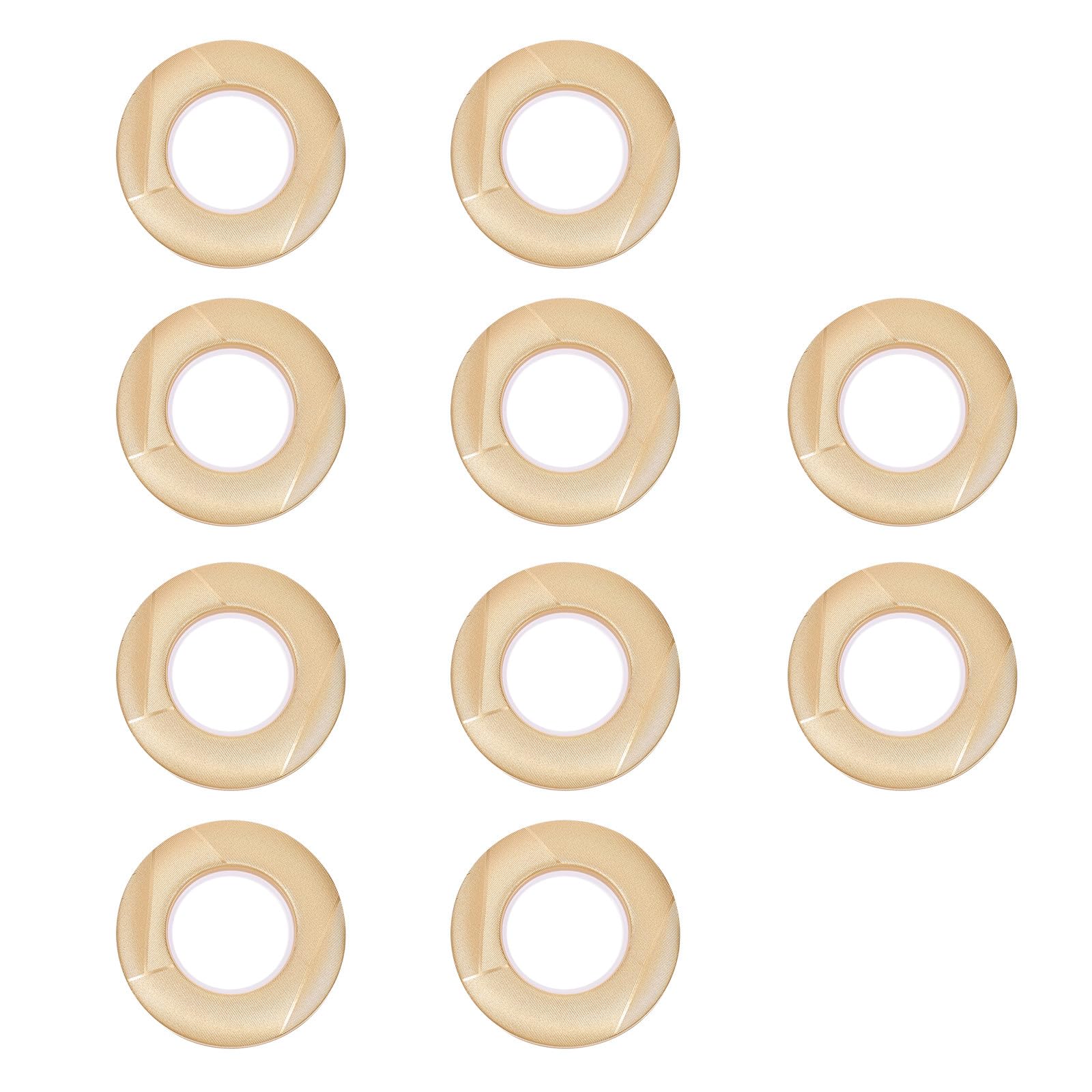 80 Anneaux de Rideaux Perforés en Plastique PP Auto-bloquants, Design Arrondi, 80 Pièces pour Chambre et Salon, Anneaux Pratiques et Résistants aux Rayures