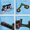 Vector X 4 Wheel Ab Roller with Knee Mat Home Gym Boxing Exercise Workout Equipment gallery image