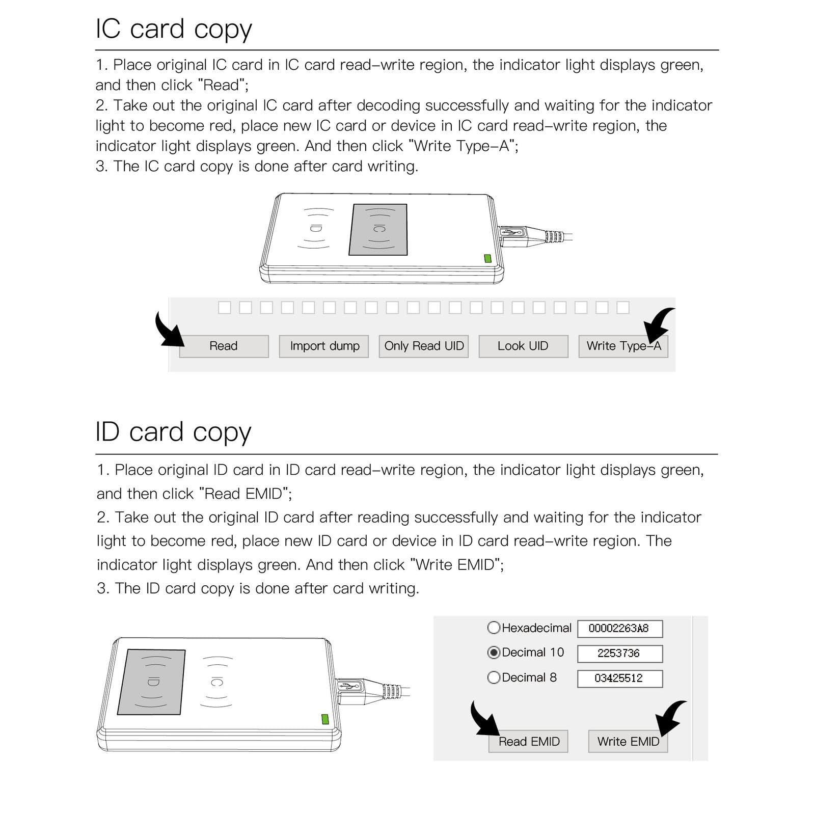Lecteur de carte à puce CD2 Réplicateur RFID 125 Khz 13,56 MHz Fréquence RFID Copieur ID IC Card Replicator Reader Writer pour Jakcom R4
