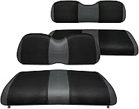 Vista 32 de Fundas de asiento de carrito de golf para 2 pasajeros, cubierta de asiento delantero para EZGO TXT OEM Cojín de asiento ordinario, funda de asiento