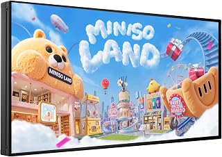 P5 Outdoor LED Display, 65"x34" High-Res IP65 Waterproof Digital Signage, Commercial Smart WiFi & USB Control Advertising Screen with Image/Text/Video Scrolling for Business, Storefront, Restaurant