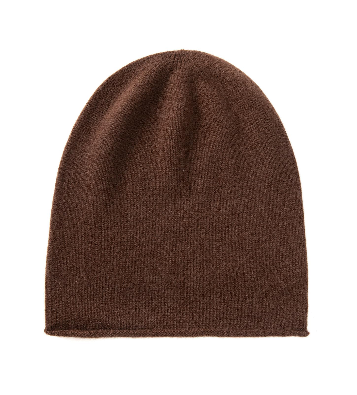 Villand 100% Kaschmir Slouchy Beanie Hut für Frauen, gestrickte Damen weiche warme Kaschmir Totenkopf-Beanies Kappe.