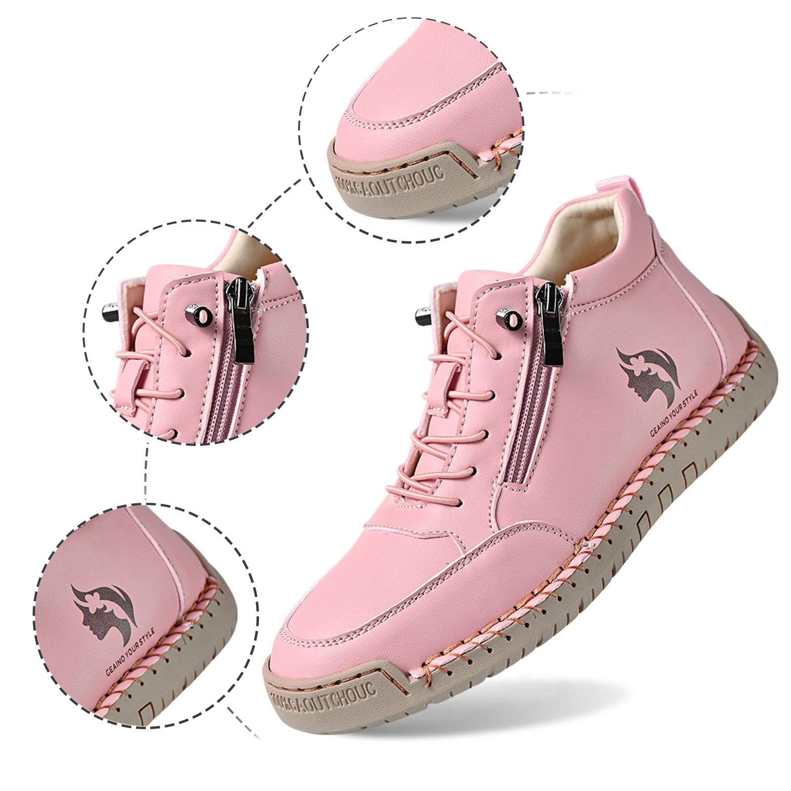 Scarpe Ortopediche da Donna Scarpe da Casa per Corsa e Tennis Urbani Camminare Correre per Escursionismo con Suola Morbida alla Moda Traspirante e Confortevole Lightweight Elastic Sneakers
