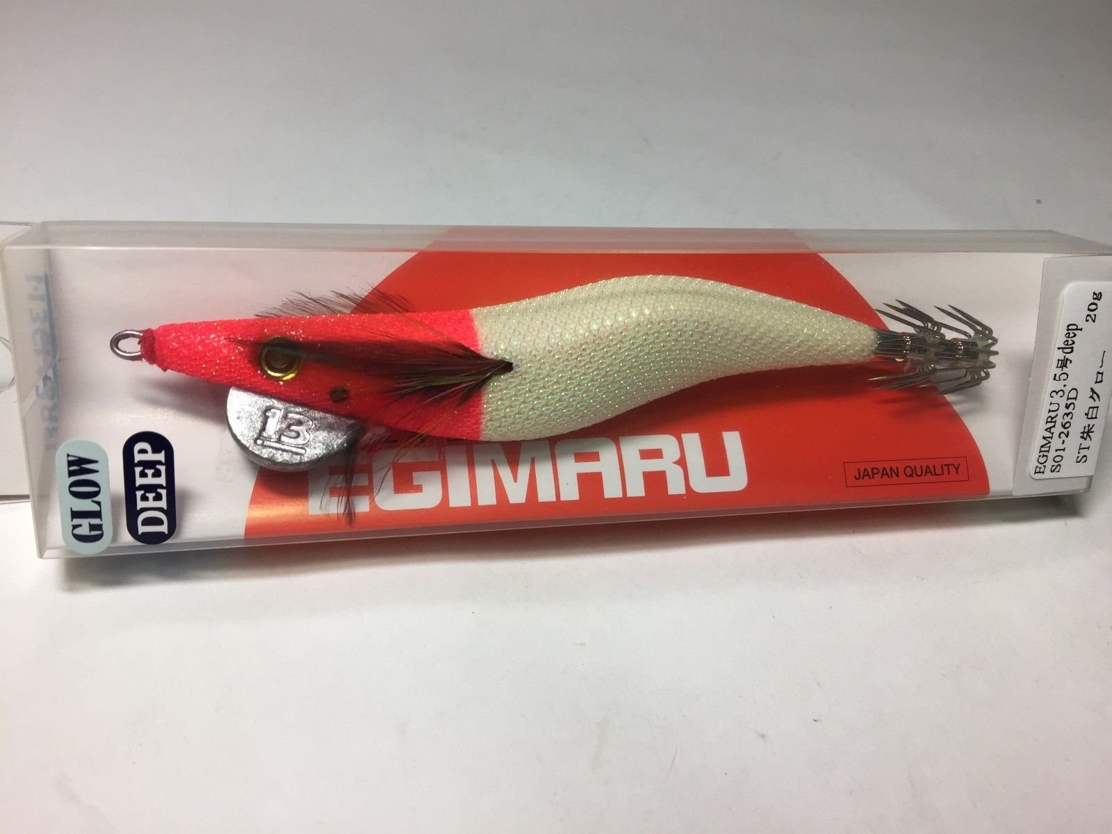 Amazon | ブリーデン(BREADEN) ルアー エギ エギマル 3.5D/26 ST朱白