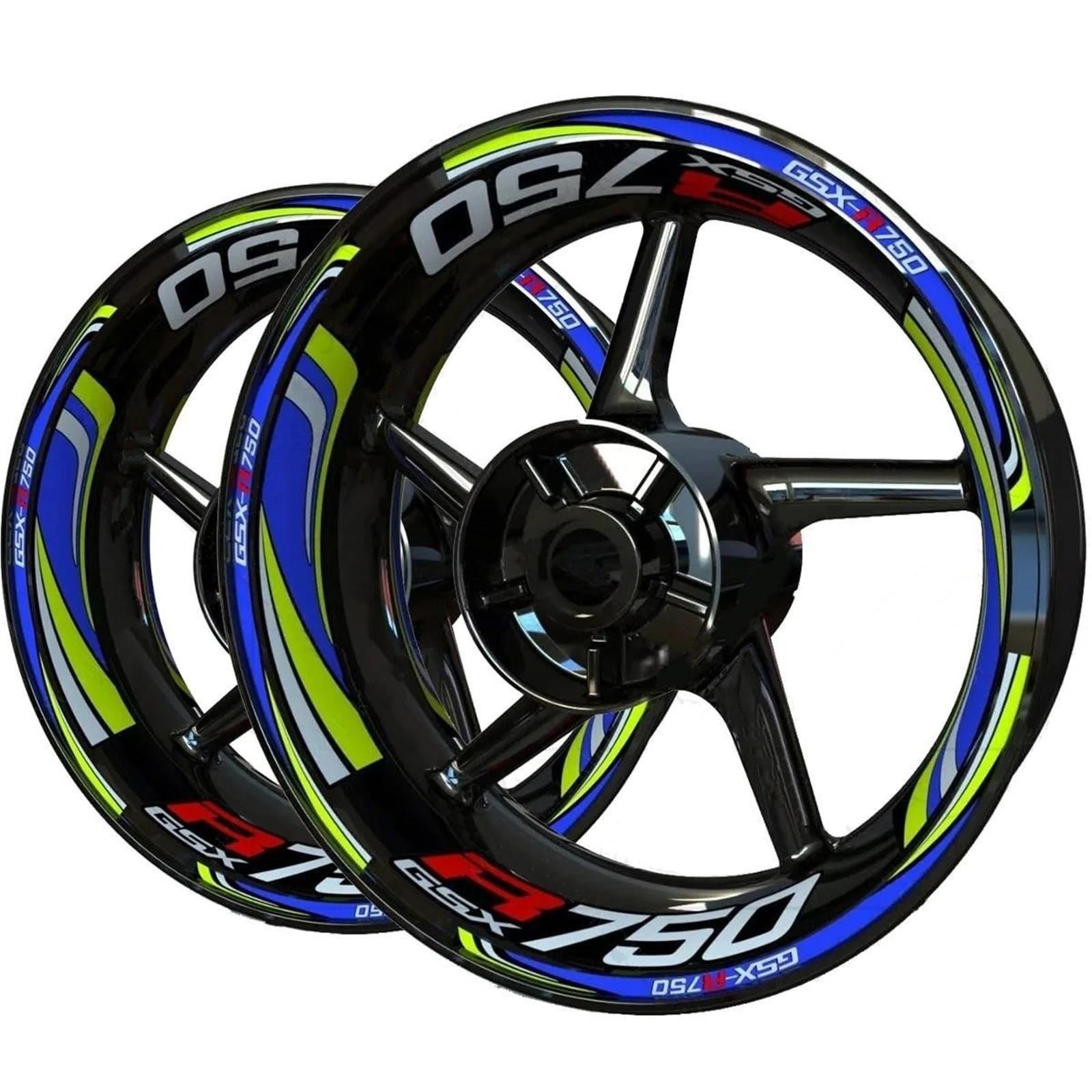 Wheel Stickers Motorcycle Rim Reflective Sticker for Suzuki GSX-R750 GSX R750 GSXR750 GSX-R GSXR 750 Wheel Hub Decals Stickers Rim Reflective Decal
