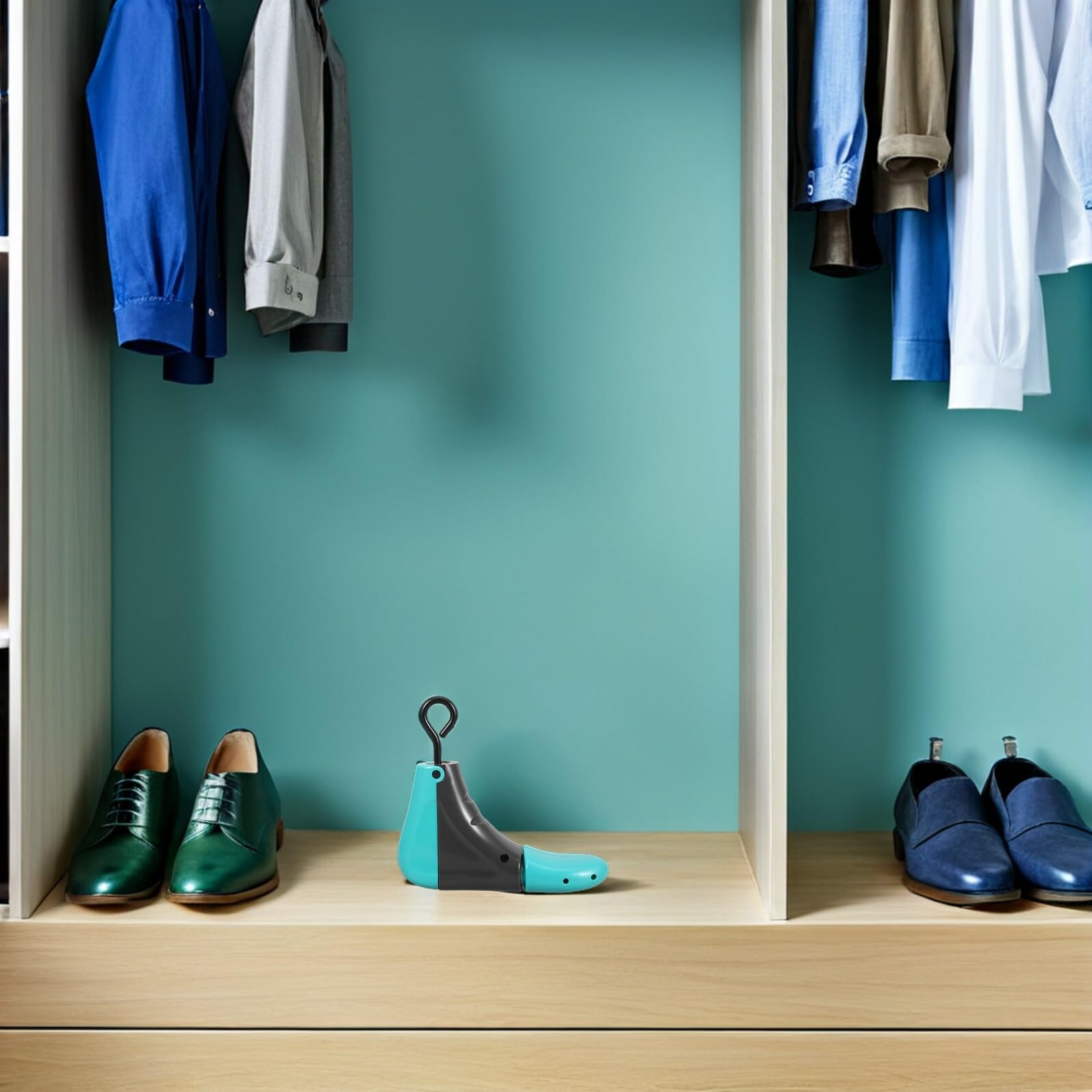 VANZACK Hormas Plásticas Ajustables para Zapatos Ensanchador y Alargador para Mujer y Hombre Expansor de Calzado para Tacones y Zapatos Planos Moldeador Portátil para Ensanchar Puntera y