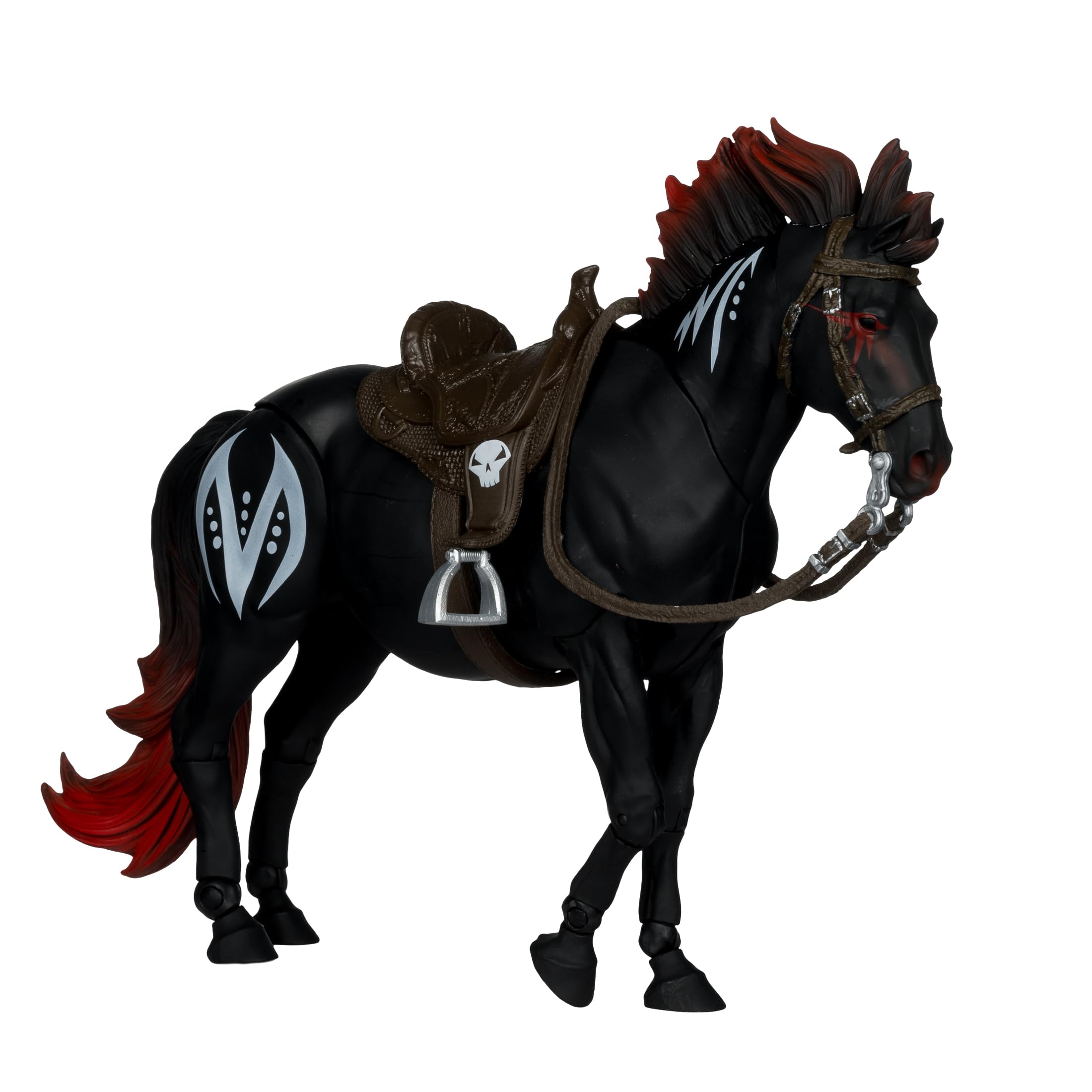 McFarlane Toys - Bloodaxe con Caballo (aparición: la Edad Oscura) Figura de acción de 7 Pulgadas, Paquete de 2 coleccionables Digitales | Spawn The Dark Ages - Figura de acción a escala de 7 pulgadas, paquete de 2 - Hacha de sangre con caballo