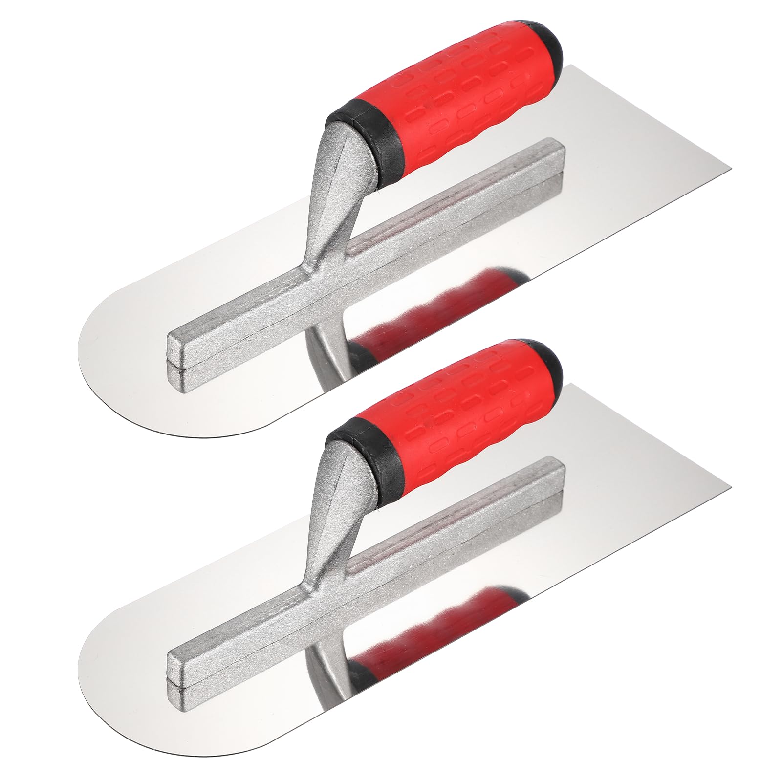 QUARKZMAN 2 PC Llana Redonda Para Drywall 12" X 4" 402 Acero Inoxidable