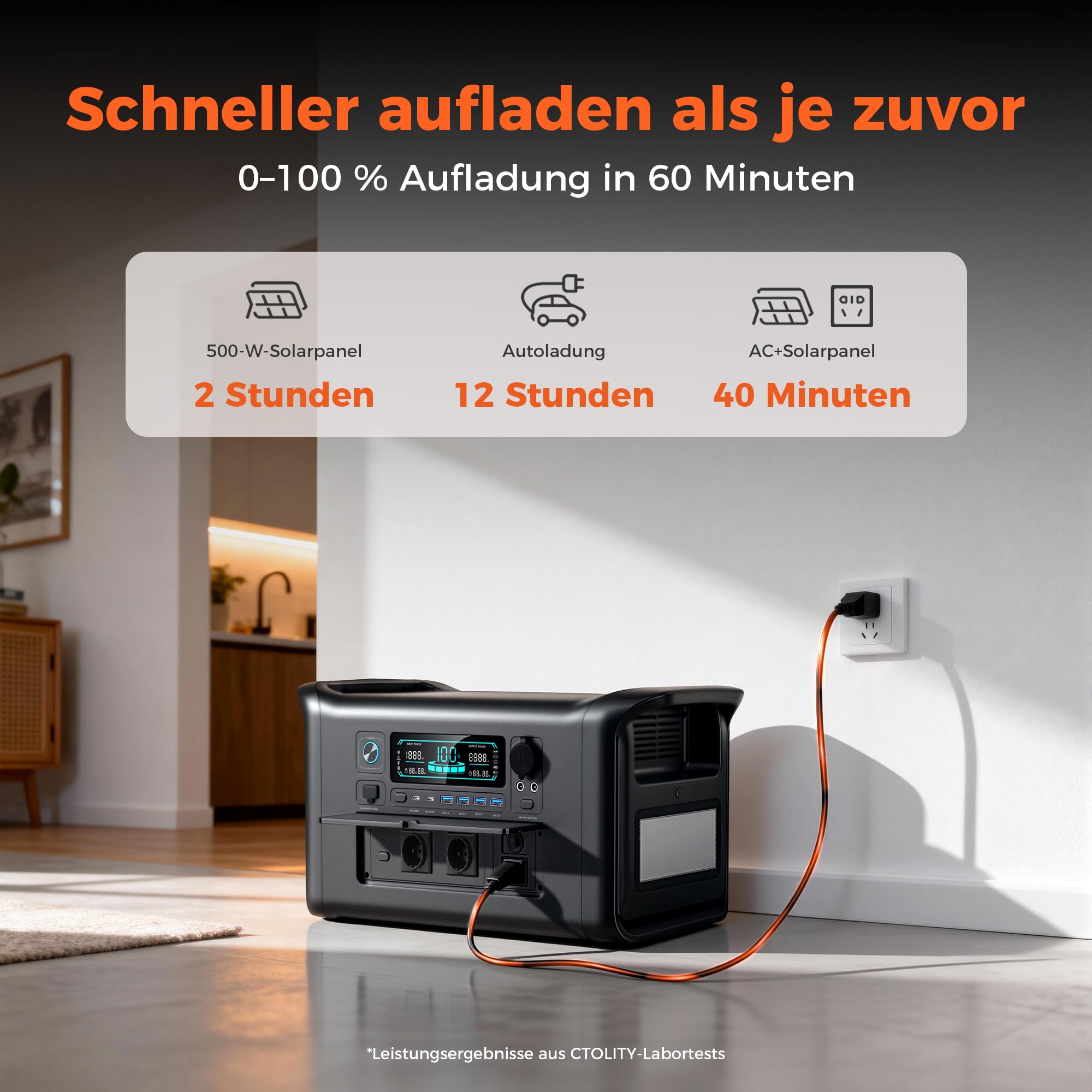 Generador Solar Portátil Apower1000, Batería LiFePO4 de 1024Wh, Generador Solar de 1800W, 0-80% en 1.5h. ideal para Camping, Autocaravanas Cortes de Energía Viajes Acampada Aventura