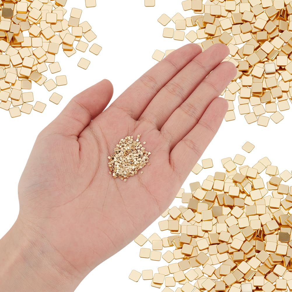 WEBEEDY About 550 Pcs Tiny Gold Chip Solder for Jewelry 2.9 Gram(1.86DWT) Precut Solder Chips Easy Welding for DIY Jewelry Making Repair Electronic Soldering & Fixing (1.5 x 1.5 mm) - Image 3