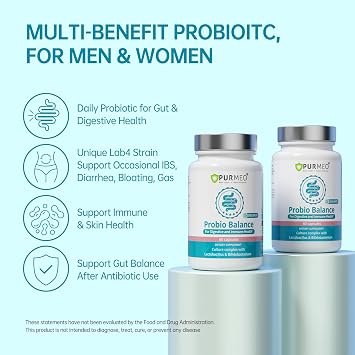 purmeo Probiotic for Stomach, Gut and Immune Health