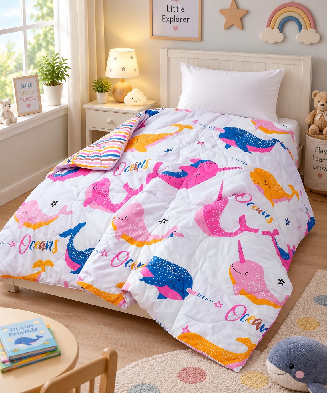 Kids Comforter Blanket - Super Soft & Reversible -6
