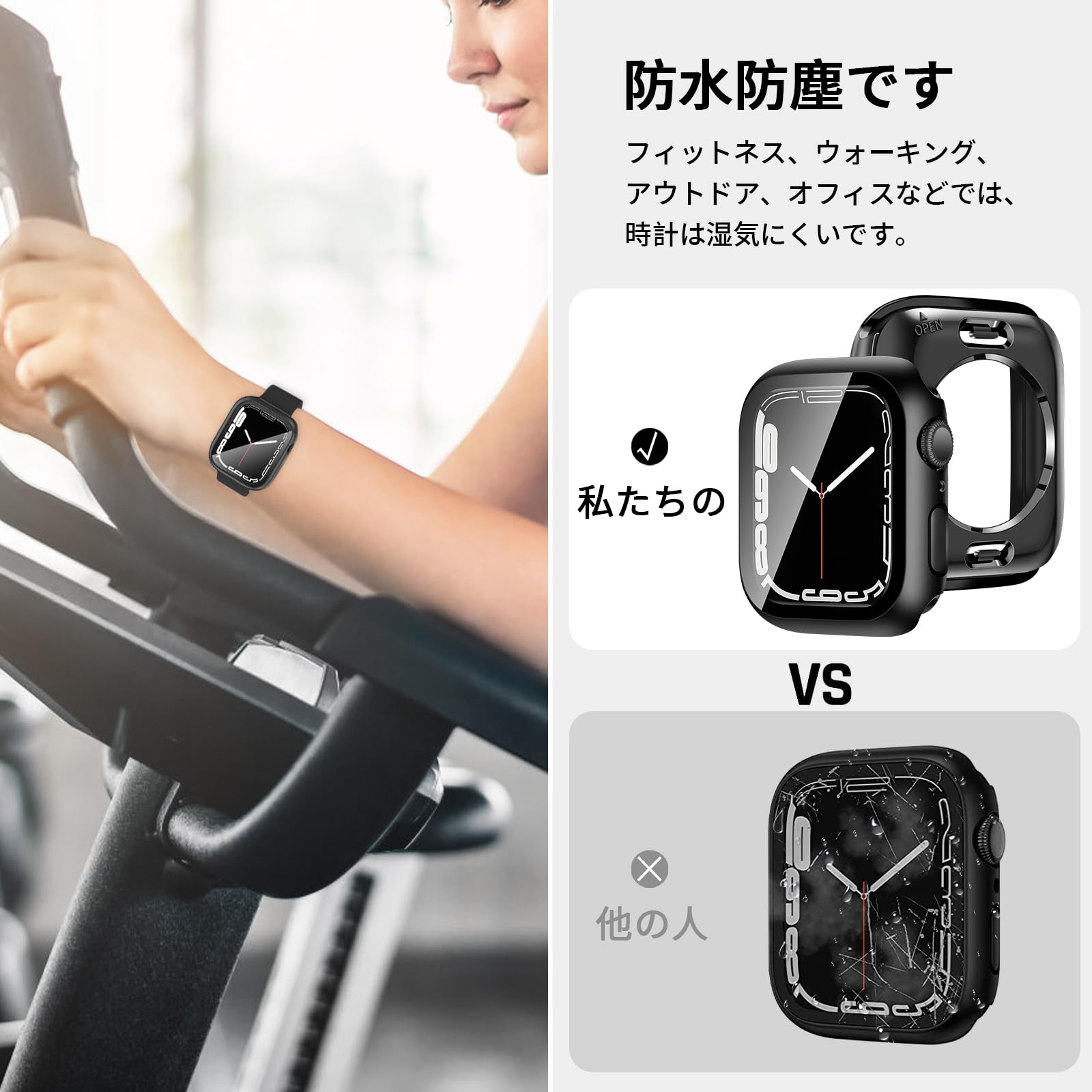 Amazon.co.jp: BELIYO Apple Watch ケース 44mm 対応 アップルウォッチ 