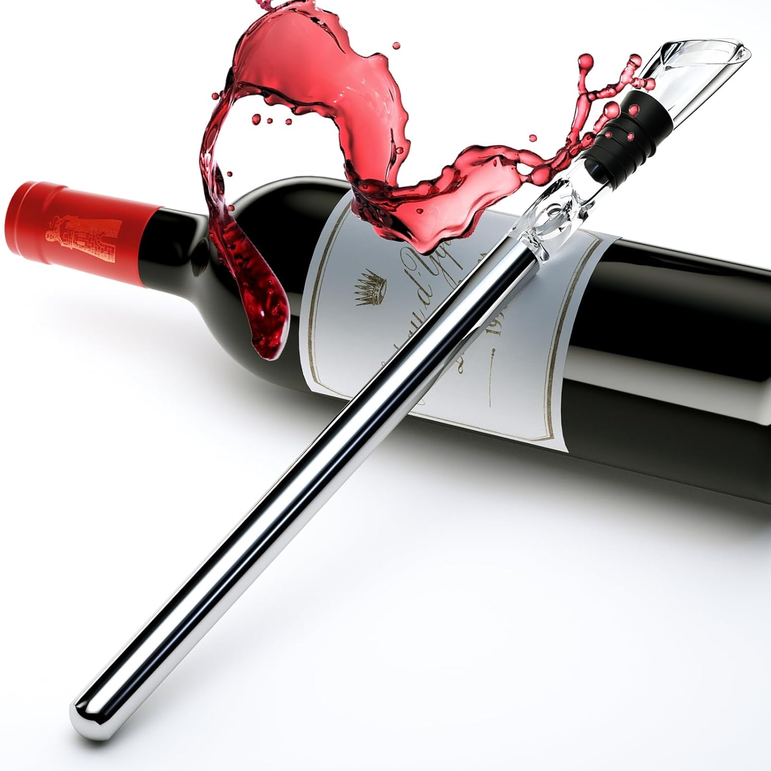 Buy Wine Chiller, 3in1 Stainless Steel Wine Chiller Rapid Iceless