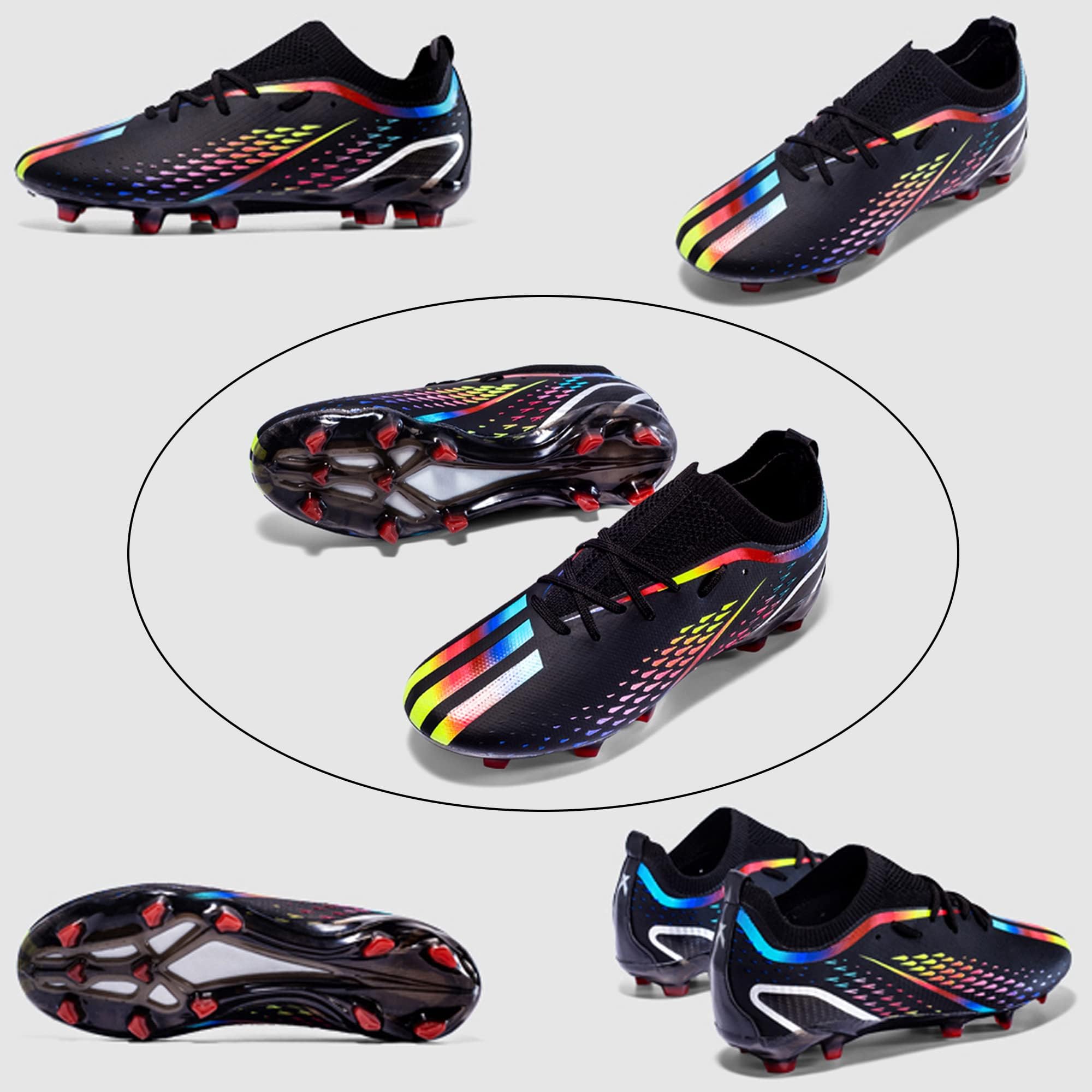 Asifn Herren-Fußballschuhe Jungen-Fünf-Personen-Schuhe Outdoor-Indoor-Spikes-Schuhe Leichtathletik-Schuhe Softball- Und Rugby-Schuhe