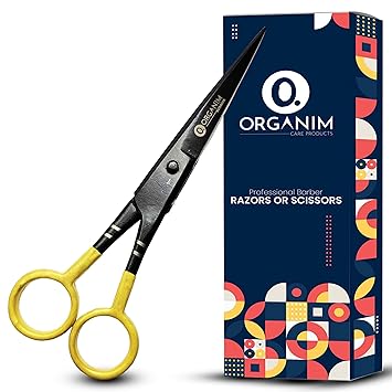 Professional Hair Cutting Scissor 6 Inch | Sharp Stainless Steel Blade for Salon and Home Use | Soft and Comfortable Grip Barber Hair Trimming Scissor for Men and Women