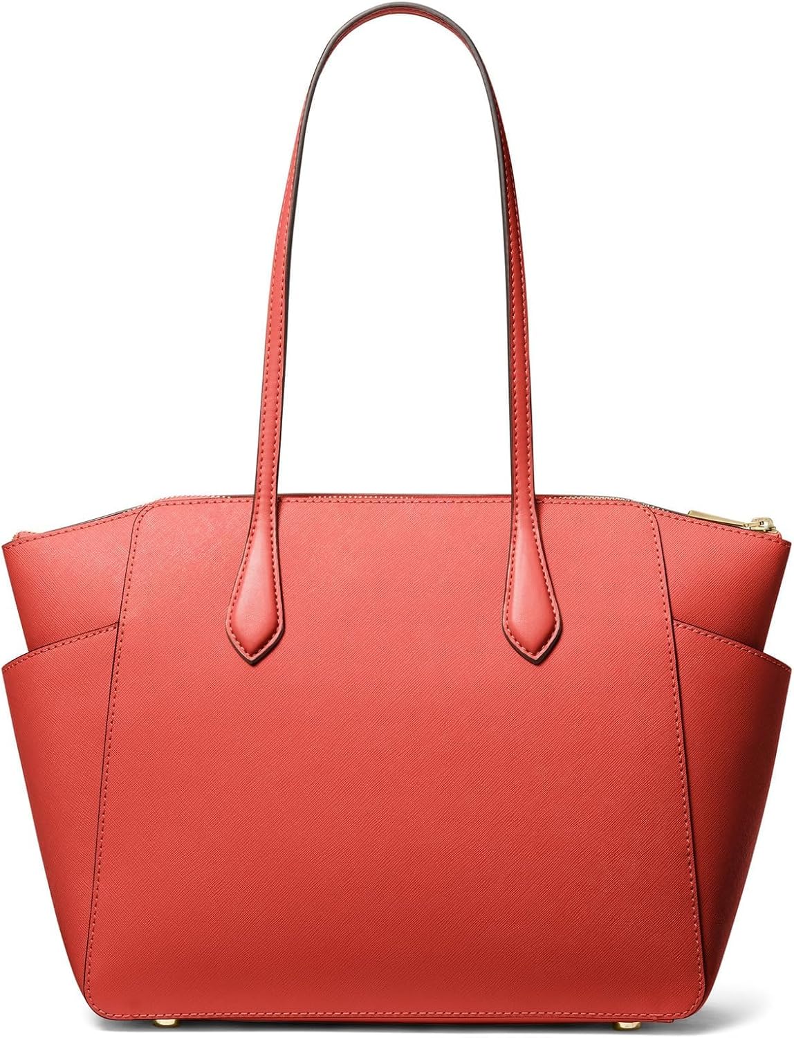 Michael Kors Marilyn Medium Top Zip Tote, Spiced Coral, One Size