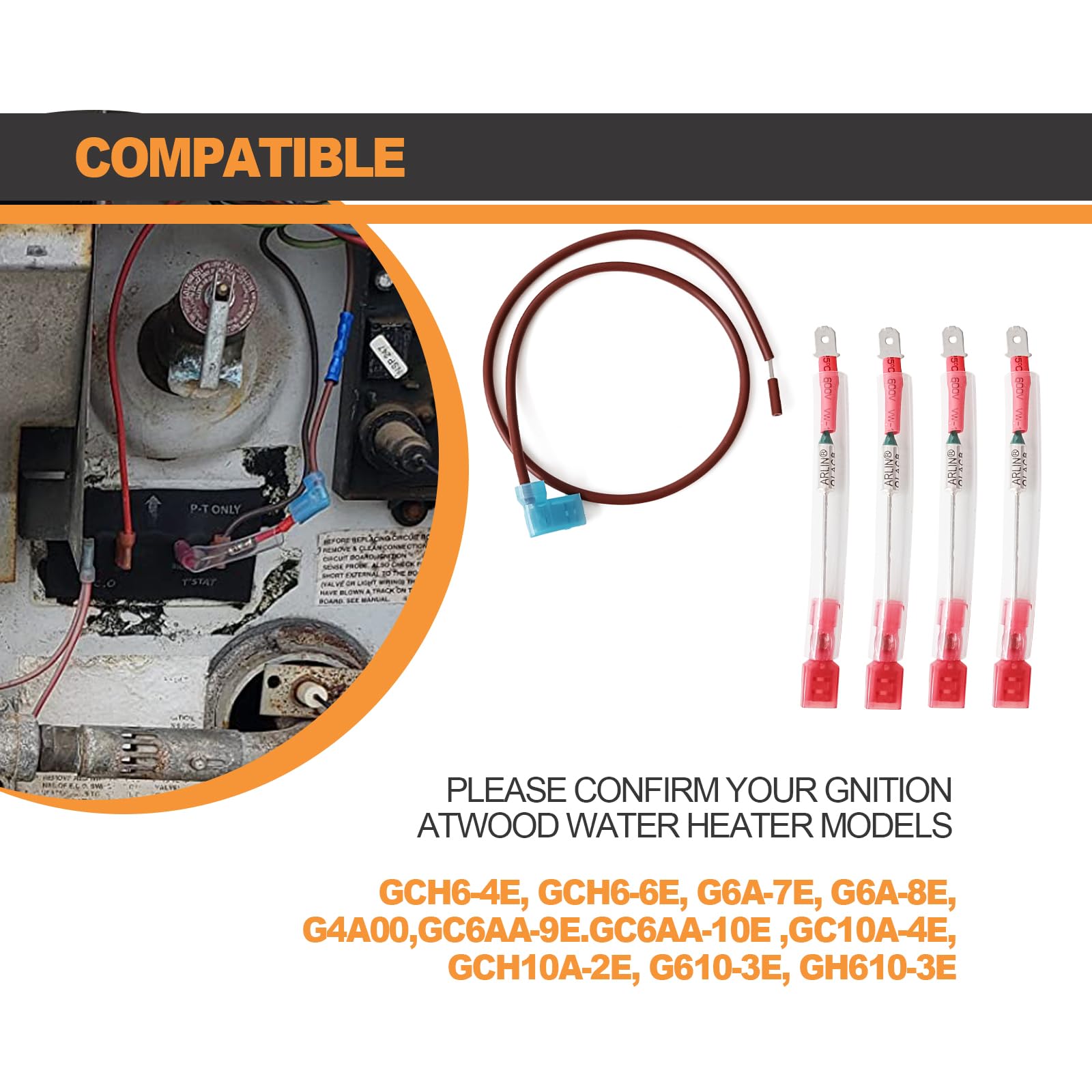 Electric Tankless Water Hot Water Heater Fuse Size SKC7453 Noritz