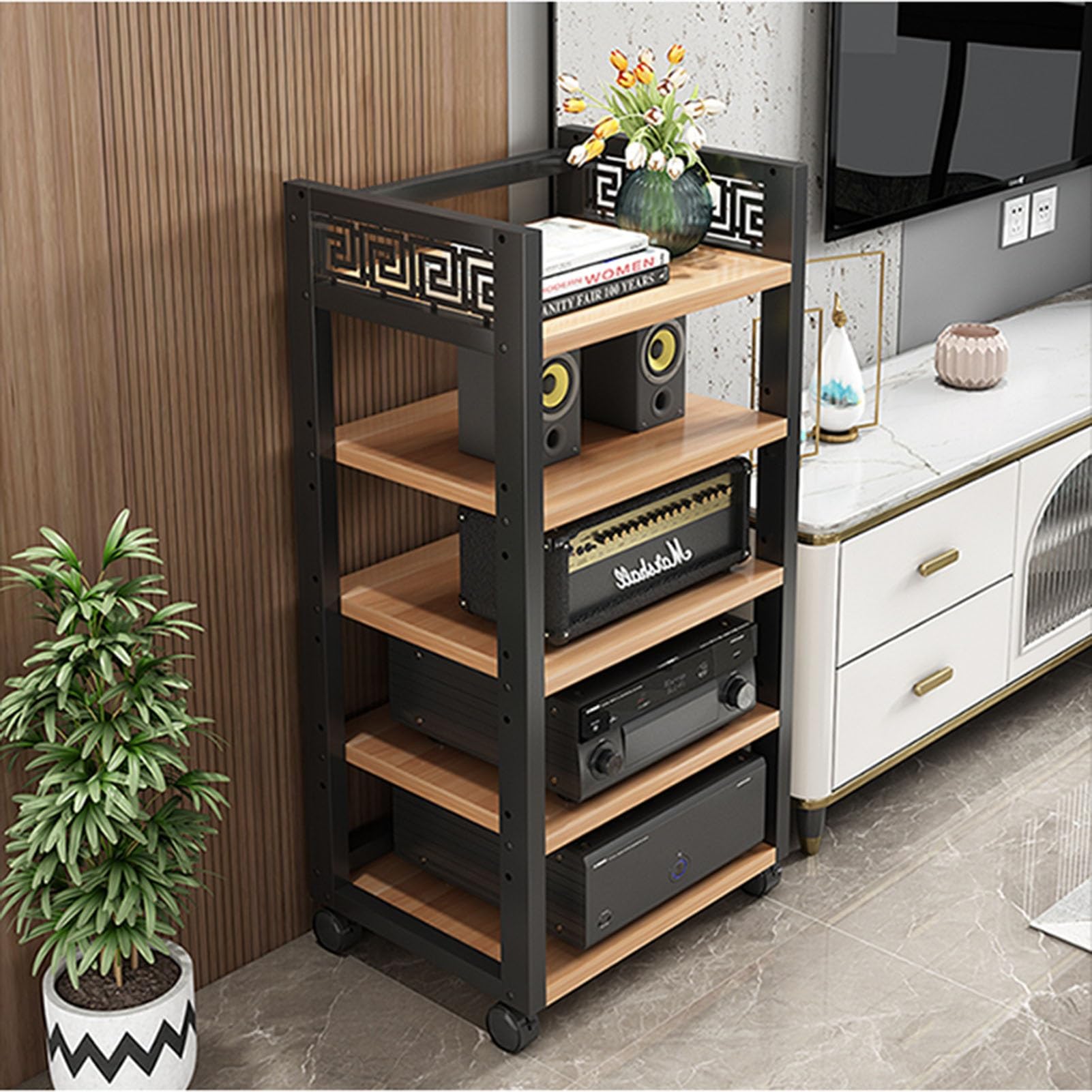 Tower Player Stand, 2.3.4.5Tier AV Ma Stand CD-spelerstandaard