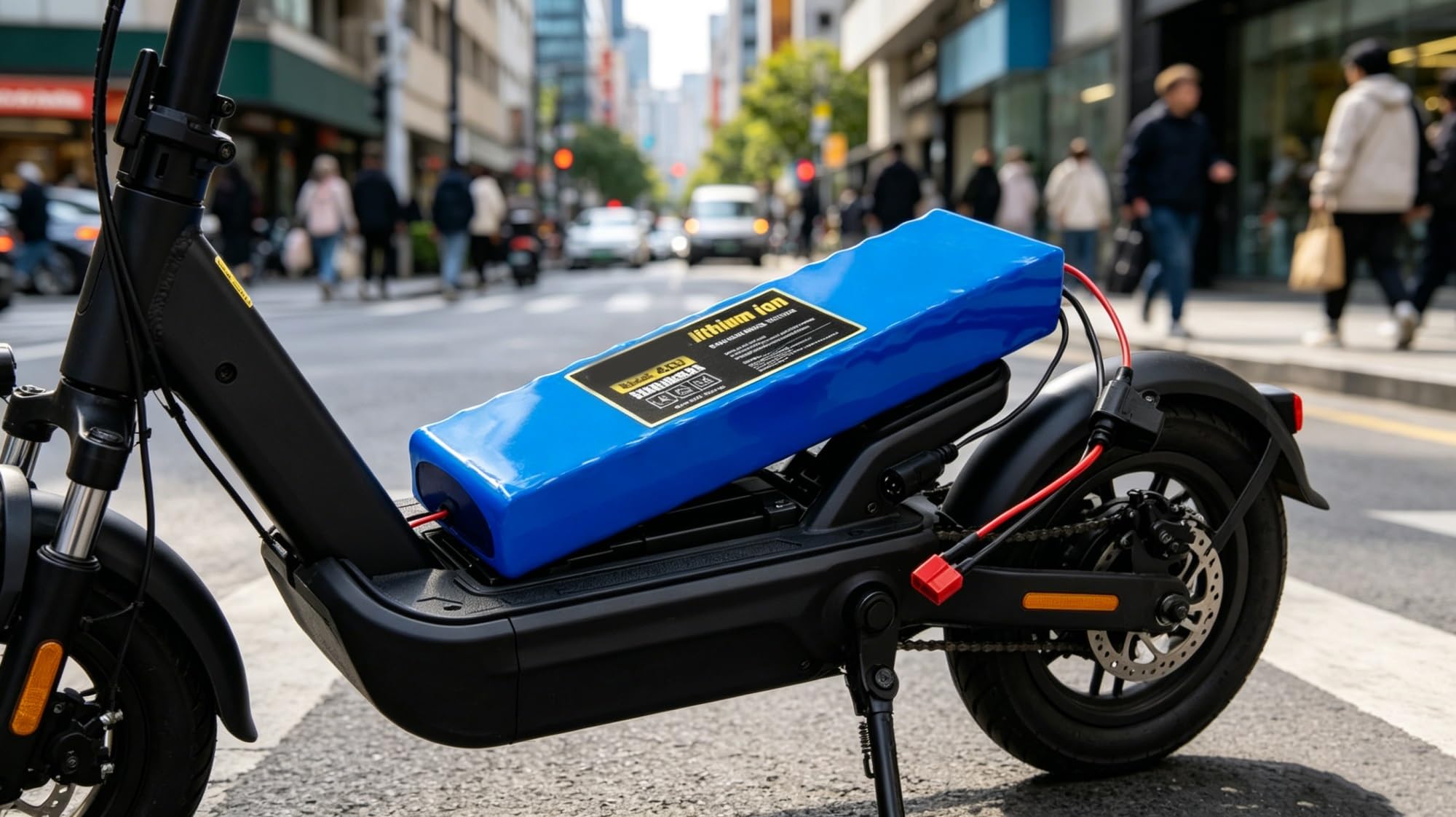 Pacco batteria al litio for bicicletta elettrica 48V 50Ah, adatto for motore for bicicletta da 1000 W, sostituzione ricaricabile agli ioni di litio con piastra protettiva