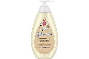Johnson's Baby Skin Nourishing Moisture Baby Body Wash with Vanilla & Oat Scents
