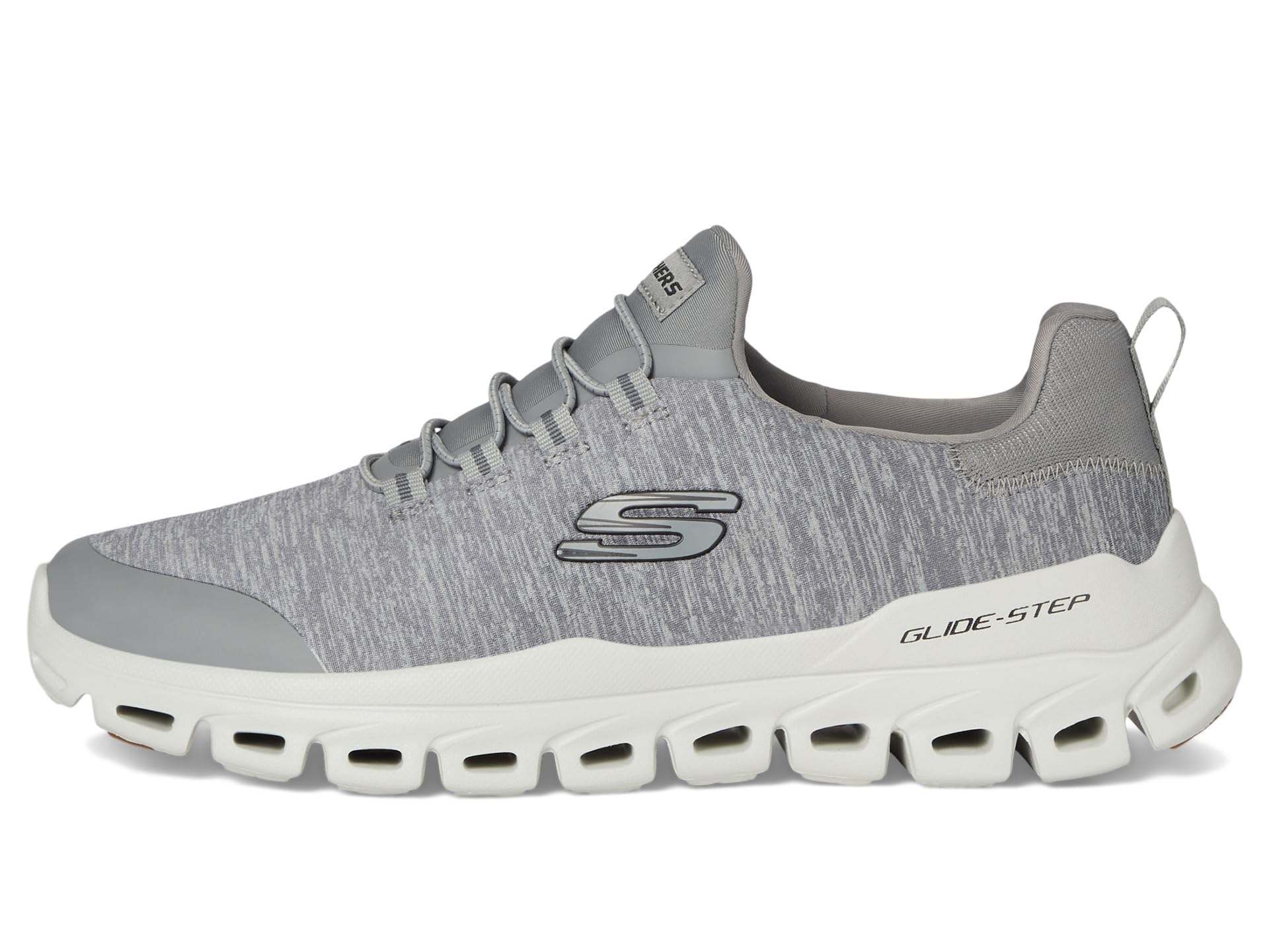 Skechers Glide-Step RYLA | Glide-Step Air-Cooled Memory Foam Machine Washable Vegan Round Stretch-Lace Closure Heathered Mesh product thumbnail 6