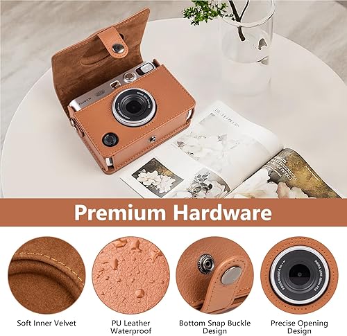 Miniatura 5 de MUZIRI KINOKOO Instax Mini EVO - Funda compatible con cámara instantánea Fujifilm Fuji Instax Mini EVOPolaroid Mini EVO - Funda Mini EVO con correa