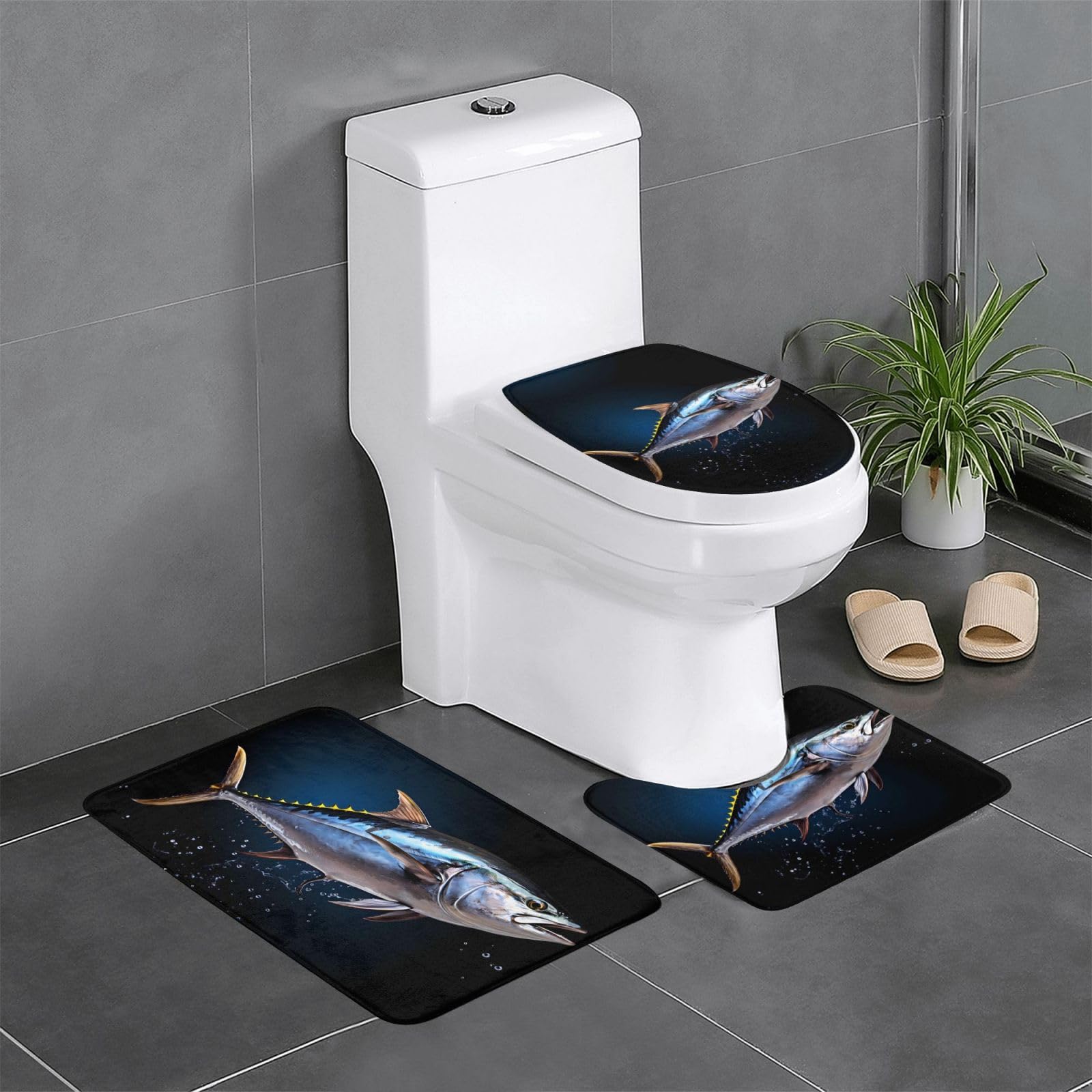 Tapis de sol antidérapant thon lavable pour une sécurité totale