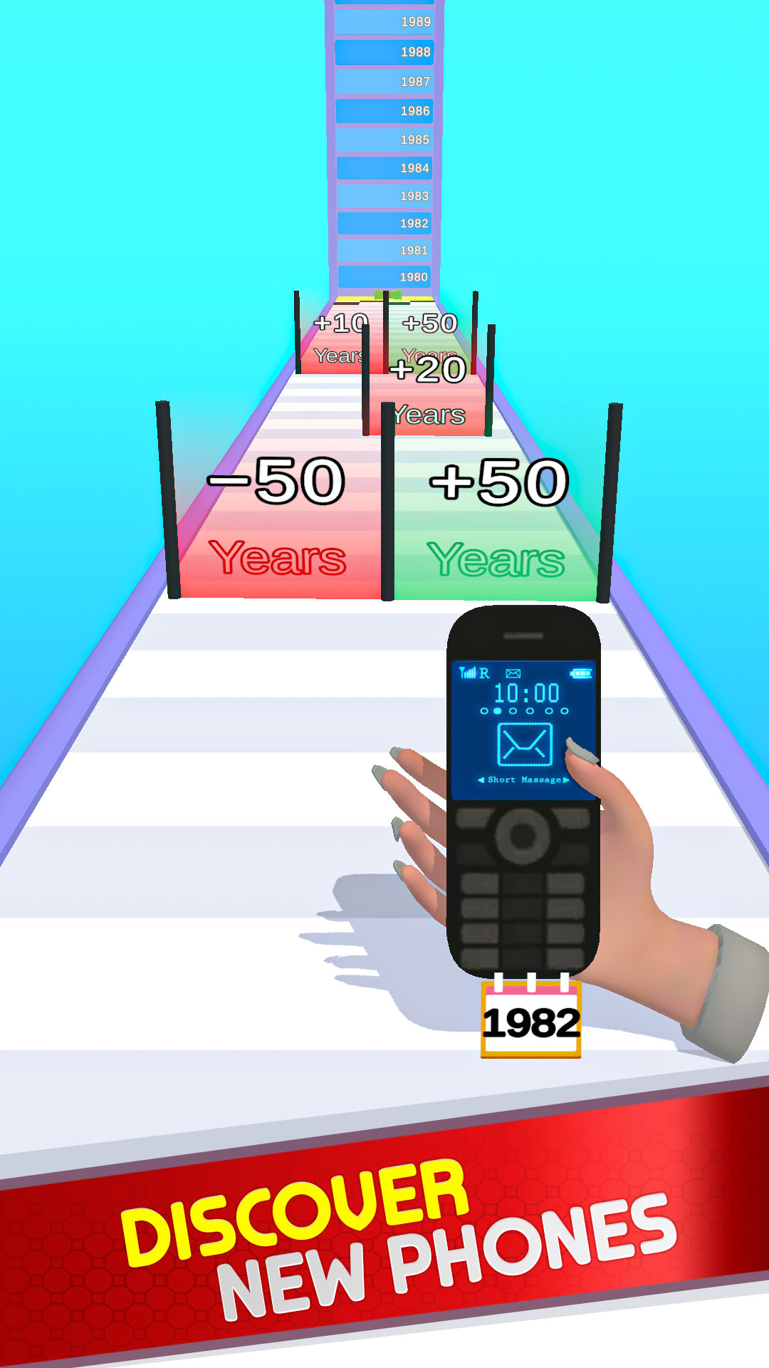Phone Evolution Rush 3D Runner: Bridge Race Mobile History Running ...