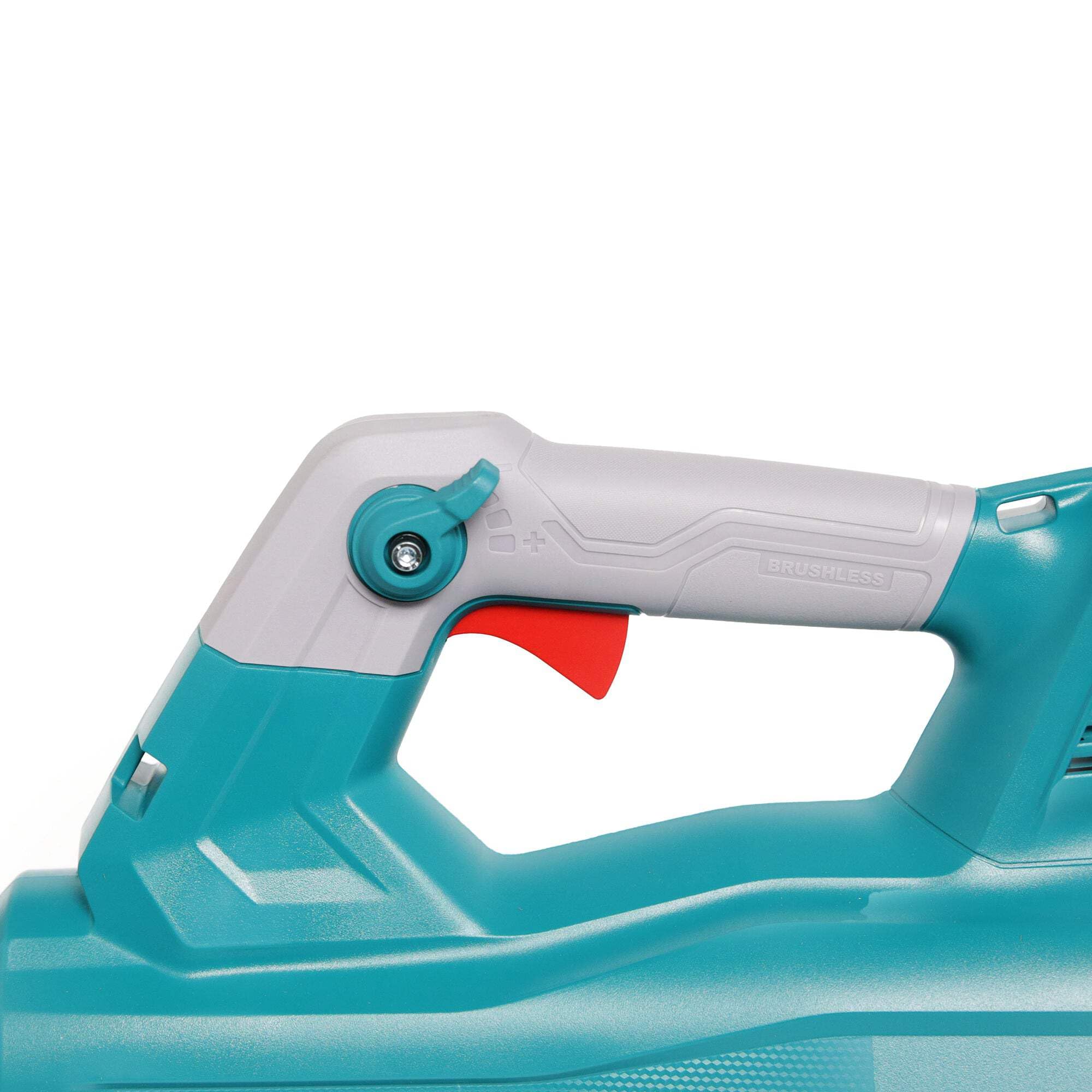 TOTAL - Soplador de Hojas Eléctrico - A Batería P20S de 20 V - Velocidad Máxima de 42 m/s - Herramienta para Jardinería - Portátil - Motor Brushless - No Incluye baterías ni Cargador.