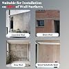 Faux Stone White Wall Panel 3D, 5cm Thick, PU Wall Tiles Waterproof Stain Resistant, Wall Cladding Panels for Paint/Ceramic Tile/Wallpaper/Wood/Plastic/Metal Wall(3 pcs)