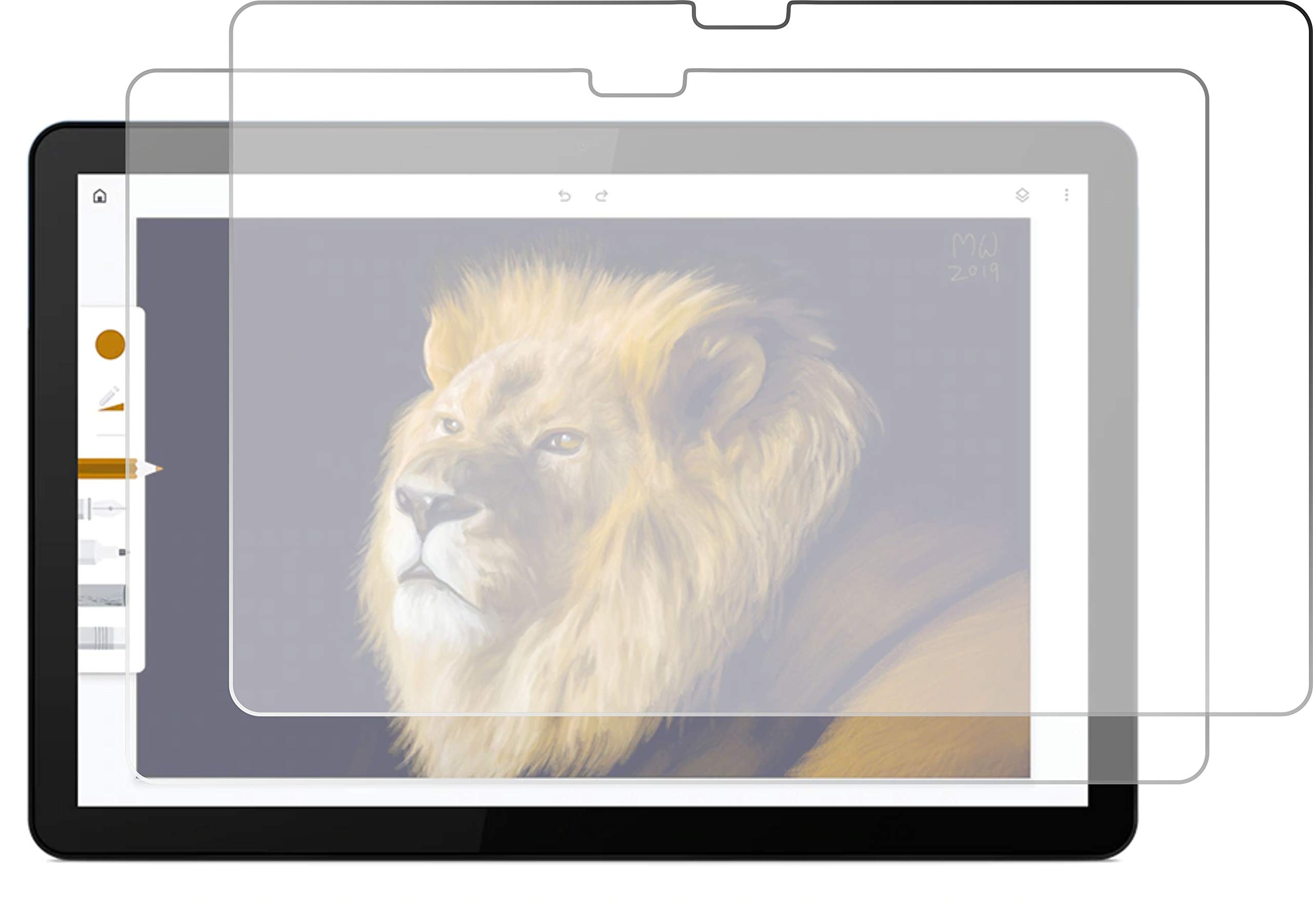 LF [2 Pack Screen Guard Compatible With Lenovo Duet Chromebook Tab 10.1" Model:- ZA6F0032IN (NOT A TEMPERED GLASS-Unbreakable) [Bubble Free], [Anti-Scratch]-Matte (B08X738DL3) Amazon Price History, Amazon Price Tracker