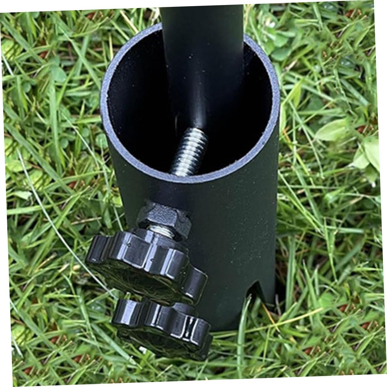 HANABASS 4pcs Metal Floor Nails Outdoor Light Stake for Garden Pathway Solar Garden Stake Lights Replacement